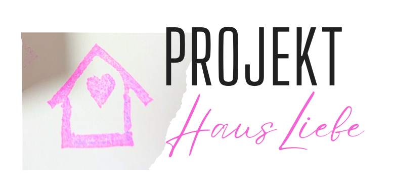 Banner von HausLiebe: Projektname und Stempelmotiv