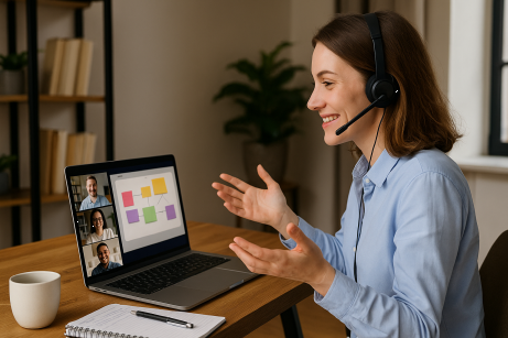 Online Training für verteilt sitzende Teams